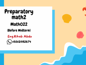 Preparatory math2 - 1