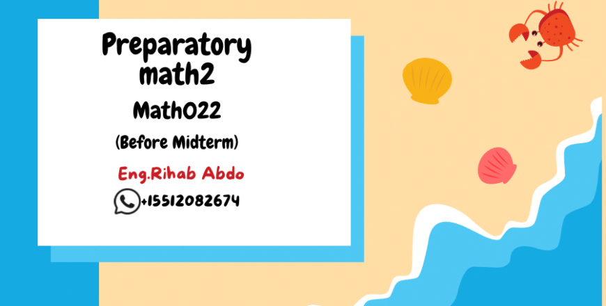 Preparatory math2 - 1