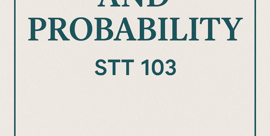 stat and prob stt103